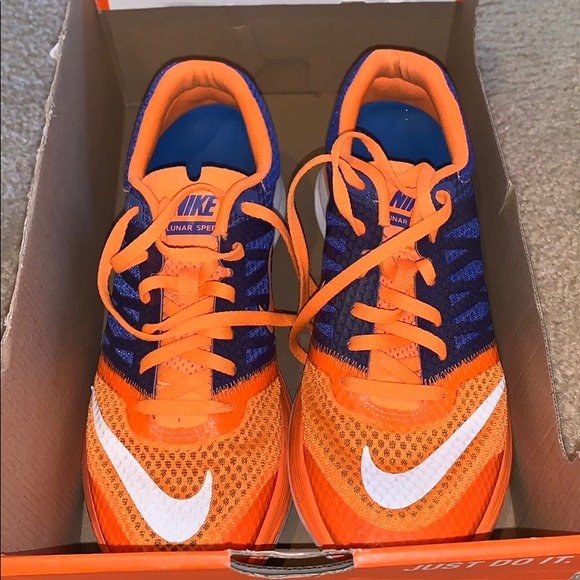 nike lunarlon orange